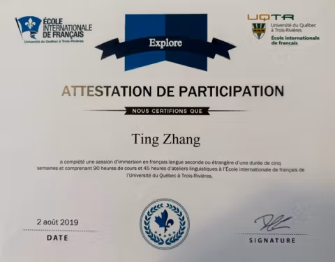 French Language Certificate